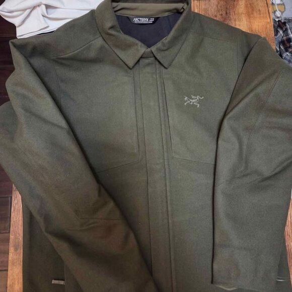 Arc'teryx Sawyer Wool Overshirt Men's Small BNWT - Picture 2 of 9
